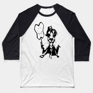 Sylphid (celestial fairy) minimal silhouette white Baseball T-Shirt